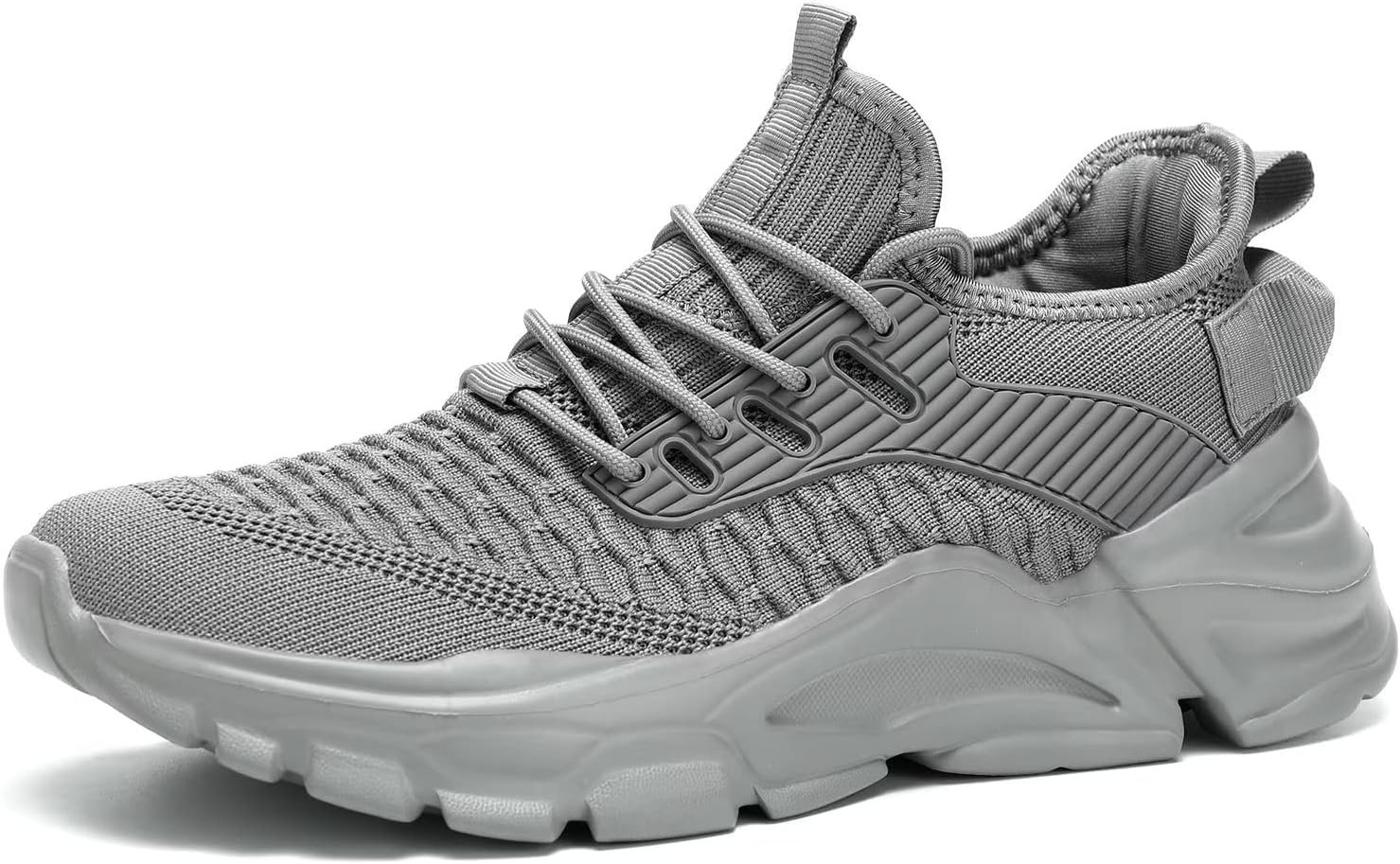 Men's Running Shoes, Non Slip, Breathable, Lightweight Fashion Sneakers, Slip Resistant Athletic Sports Walking Gym Work Shoes - Image 2