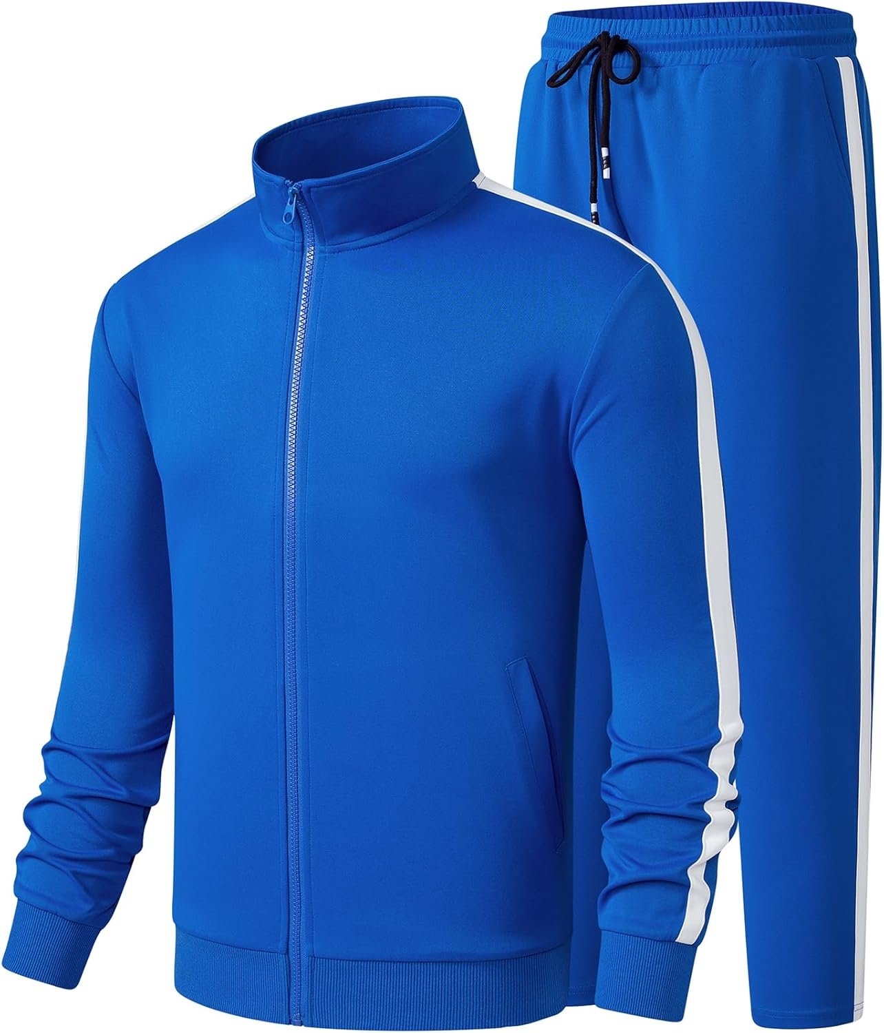 Men's Track Suits 2 Piece Set Full Zip Sweatsuits for Men Athletic Jogging Suit Sports Outfits Sets